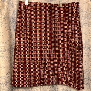 Beautiful pink cream and black skirt